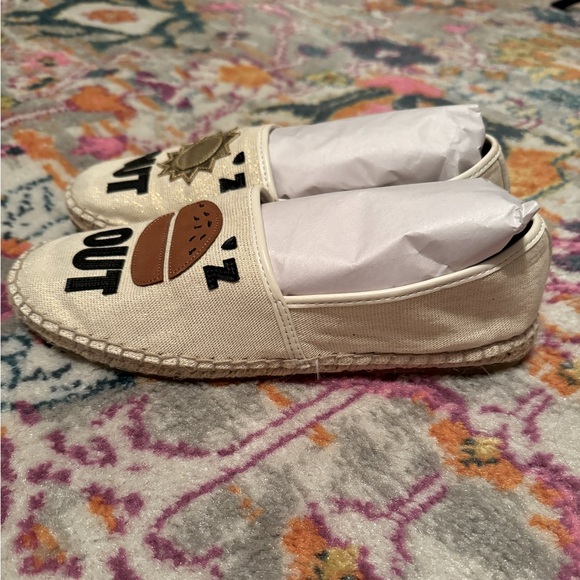Circus by Sam Edelman Leni - Sun'z Out Bun'z Out Canvas Espadrille Flats Size 8 - Picture 4 of 9